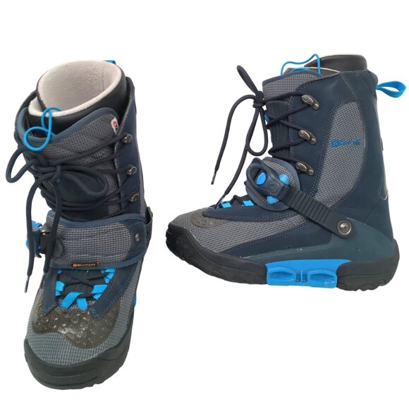 RARE BURTON DRIVER SI STEP IN SNOWBOARD BOOTS!  10  BLUE  EXCELLENT CONDITION - Picture 1 of 1